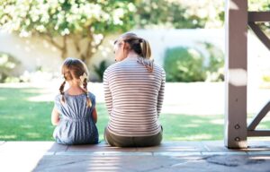 parent supporting chid with anxiety