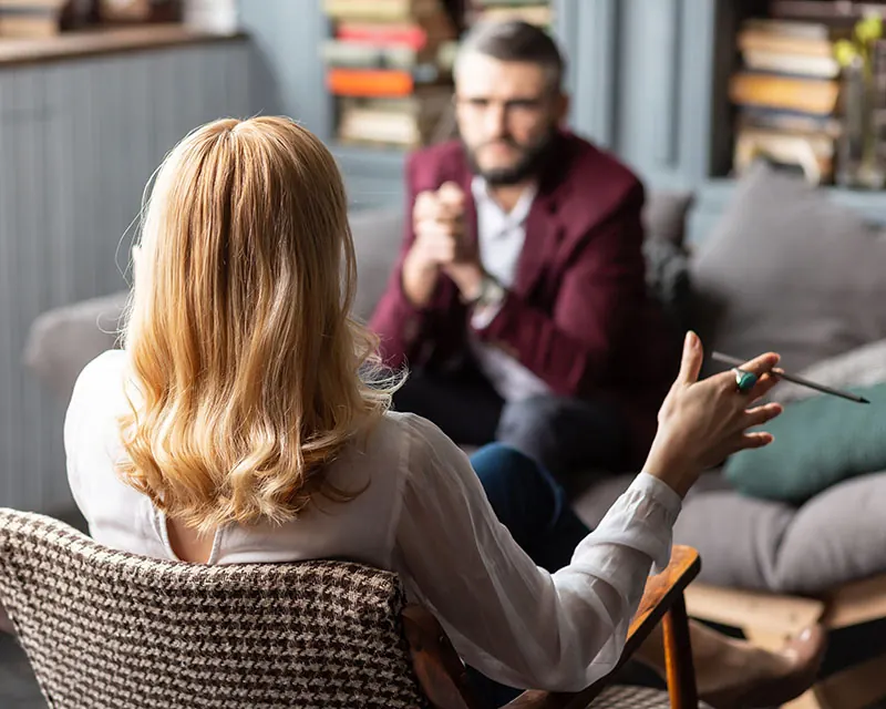 woman in therapy